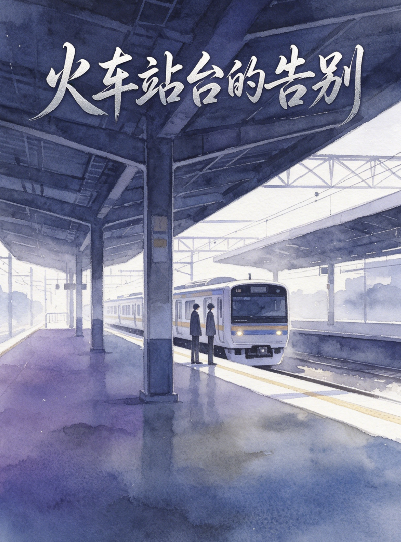 火车站台的告别