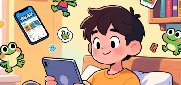 漫蛙漫画APP界面展示